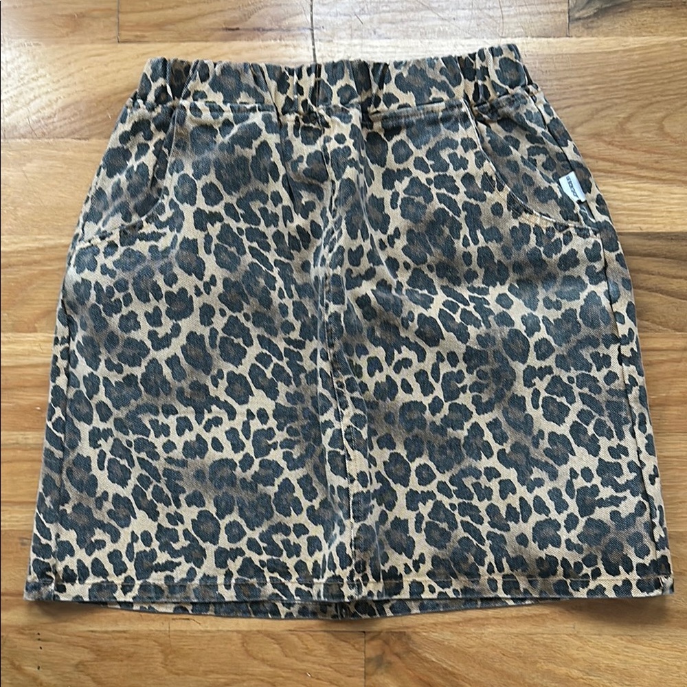 Leopard Print Skirt
